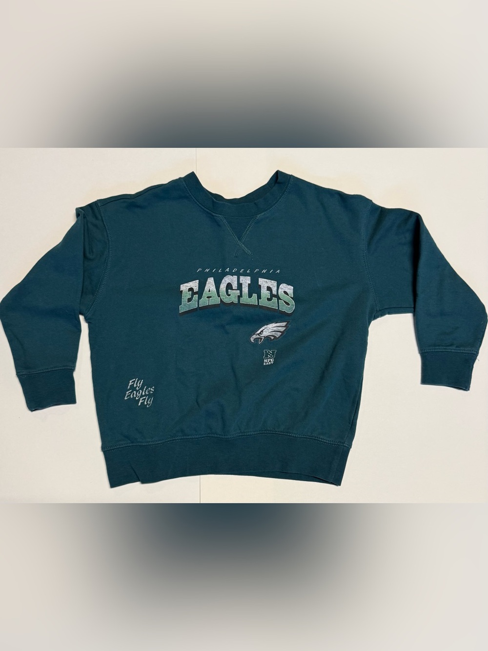 NFL Teal Philadelphia Eagles Crewneck Sweatshirt for Kids